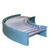 Roach 796PRAC Powered Roller Accumulator Curve Photo Eye Controlled