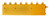 New Rubber Long Ramp-Beveled, 24 x 6 x 7/8" MT2.78X6X24.R.YL.CS