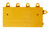 New Rubber Short Ramp-Beveled, 12 x 6 x 7/8" MT2.78X6X12.R.YL.CS