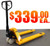 CPT2748NY Pallet Jack With Nylon Wheels