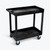 LUXOR High Capacity Cart - 2 Tub Shelves - in black