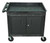 Large Top Tub & Flat Bottom Shelf Cart