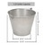 Vestil BKT-SS-325 Stainless Steel Buckets