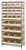 Quantum WR8-483485 Stackable Shelf Bin Wire Shelving with Ivory Bins