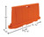 Vestil BCD-7636-OR Orange Stackable Poly Barricades
