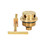 Vestil BLD-80 Brass Drum Lock