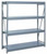 Lyon Bulk Storage Racks - 84 Inch Wide - Solid Steel Decking