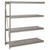 Bulk Storage Racks - 96 Inch Wide - Ribbed Steel Decking Starter Unit 67531R shown in Dove Gray