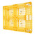 Vestil PLP2-4840-YELLOW Yellow Plastic Pallet