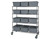 Quantum MWR4-2419-9 Mobile Wire Shelving System Gray