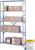 8000 Series Open Shelving Sections - 48 Inch Wide - 48"W x 12"D x 84"H