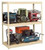 Tennsco Long Span Shelving Units - with Particle Board Decking