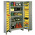Lyon 1125  24 Bin Cabinet. All-Welded Deep-Door Cabinets with Removable Tilt-Bins - Four Shelves