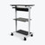 LUXOR Three-shelf Adjustable Stand Up Workstation