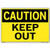 Vestil Sign - Caution Keep Out