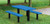 Permanent Mount Expanded Metal Picnic Table