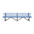 Standard Expanded Metal Bench with Back 10 Ft Standard Expanded Metal Bench with Back 10 Ft