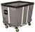 Permanent Liner Vinyl Basket Truck with Wire Base - 8 Bushel Gray Permanent Liner Vinyl Basket Truck with Wire Base - 8 Bushel Gray