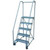 Cotterman TiltNRoll Ladders 24 Inch Wide 10 Inch Deep Step