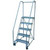 Cotterman TiltNRoll Ladders 24 Inch Wide 10 Inch Deep Step