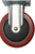 Material Flow CA4 Series Polyurethane CA4R-5PU RIGID Medium Duty Casters 5 Inch