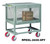 Little Giant RPDXL-2436-6PY Expanded Metal Sides Raised Platform Trucks with Drop-Gate and Lid