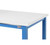 48" Wide Kennedy Benches with Formica Laminate - Square Cut Edge