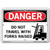 Vestil Danger Do Not Travel with Forks Raised