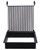 28 Inch Square Fire Pit with Removable Flip Grate
