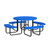 Leisure Craft Expanded Metal 46" Round Tables - Blue