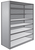 Deluxe Closed Shelf 8-Shelf Drawing