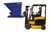 Vestil 1-1/2 Yard Self-Dumping Steel Hopper With Bumper Release, Model D-150-HD