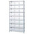 Quantum Wire Shelving & Clear-View Store-More Shelf Bins, Model WR9-209CL