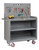 Little Giant Mobile Bench Cabinet with Pegboard Panel and Center Shelf, Model MB3-2448-FL-PB