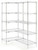 Metro Super Erecta Starter and Add-On Units - 5 Brite Shelves