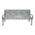 Leisure Craft Roll Formed Diamond Bench