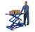 Vestil CART-1000-D-FR   Steel Premium Double Scissor Lift Cart with Foot Release