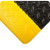 Wearwell Diamond Tuf Sponge Matting Black with Yellow Borders