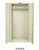Hallowell 435W24 Solid Door Commercial Wardrobe Storage Cabinets 36" x 24" x 72"