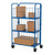 Vestil ROL-1834-3 Foldable Nestable Roller Container with 3 Shelves | Material Flow