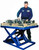 Air Technical SLH-84896A Heavy-Duty Lift Table - 8000 Lb. Capacity 