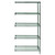 Quantum Genuine Wire Shelving Proform Green Epoxy Add-On Kit - 5 Shelves 86 Inch High Quantum Genuine Wire Shelving Proform Green Epoxy Add-On Kit - 5 Shelves 86 Inch High