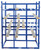 Vestil LBPH-77 Long Bar Pigeon Hole Rack Vestil LBPH-77 Long Bar Pigeon Hole Rack