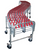 NestaFlex 226 Series Expandable Portable Conveyors with 18" Wide Red Nylon Wheels