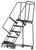 Ballymore M-2000 Series Deep Top Step Rolling Safety Ladder With Abrasive Mat Treads, Model 053221R Ballymore M-2000 Series Deep Top Step Rolling Safety Ladder With Abrasive Mat Treads, Model 053221R