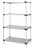 Quantum Galvanized Steel Solid Shelving Starter Kits - 4 Shelves 63 Inch High