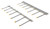 Vestil SR-WM Wall Mount Economical Material Rack