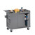 Tennsco MB-4-2545 Mobile Workbench with 2 Door Cabinet and 20 Bins Tennsco MB-4-2545 Mobile Workbench with 2 Door Cabinet and 20 Bins