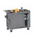 Tennsco MB-4-2545 Mobile Workbench with 2 Door Cabinet and 20 Bins Tennsco MB-4-2545 Mobile Workbench with 2 Door Cabinet and 20 Bins