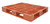 Vestil PLP2-4840-ORANGE Orange Plastic Pallet